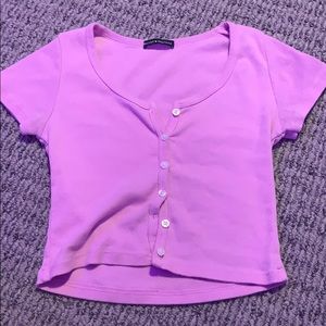 brandy melville pink top